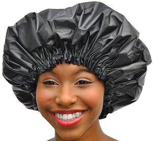 Simply-Elegant-Satin-Dream-Jumbo-Shower-Cap - Beautygab