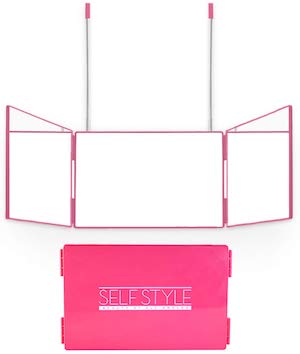 Self-Cut-System-Three-Way-Mirror-Pink-2 - Beautygab