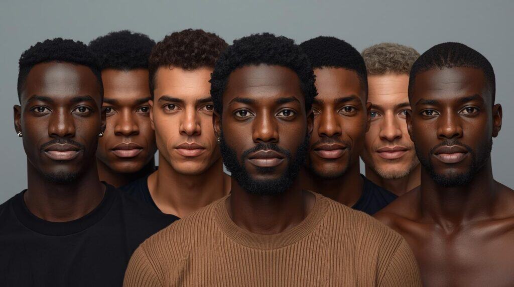 men with diffrent Skin Types - Beautygab Skin Type