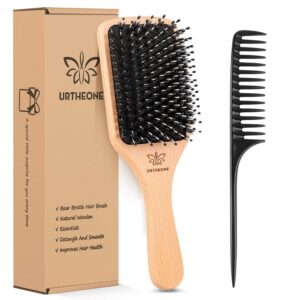 Hair-Brush-Boar-Bristle-1-1 - Beautygab Urtheone boar bristle hair brush