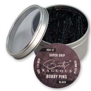 Super-Grip-Black-Bobby-Pins- - Beautygab Beauty Rageous super grip black bobby pins
