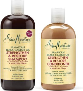 Shea-Moisture-Strengthen-and-Restore-Shampoo - Beautygab Shea Moisture Strengthen and Restore Shampoo