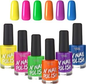 Splashes-7-Spills-Blacklight-Nail-Polish-Set-1 - Beautygab
