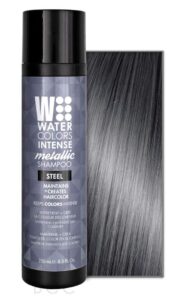 Water-Colors-Intense-Metallic-Shampoo-Steel-1-1 - Beautygab Water Colours Intense Metallic Shampoo Steel