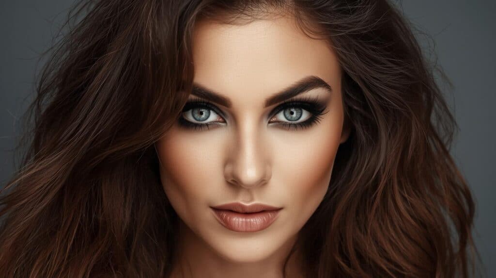 woman Black Eyebrows With Brown Hair - Beautygab Black Eyebrows With Brown Hair