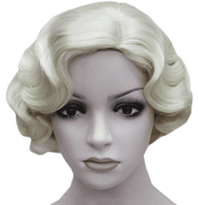 9-1 - Beautygab ROLECOS Marilyn Monroe wig in short wavy platinum blonde