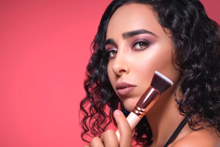 Woman Wearing Makeup