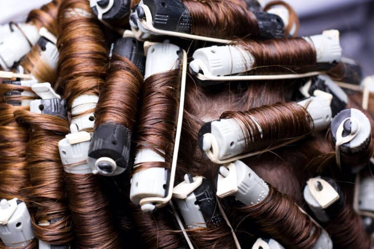 Perm Rods In Hair