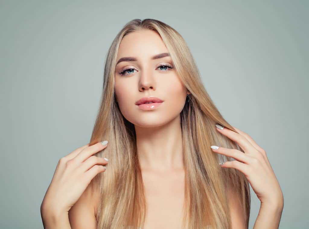 Can You Use Curly Products On Straight Hair - Beautygab Woman With Straight Hair