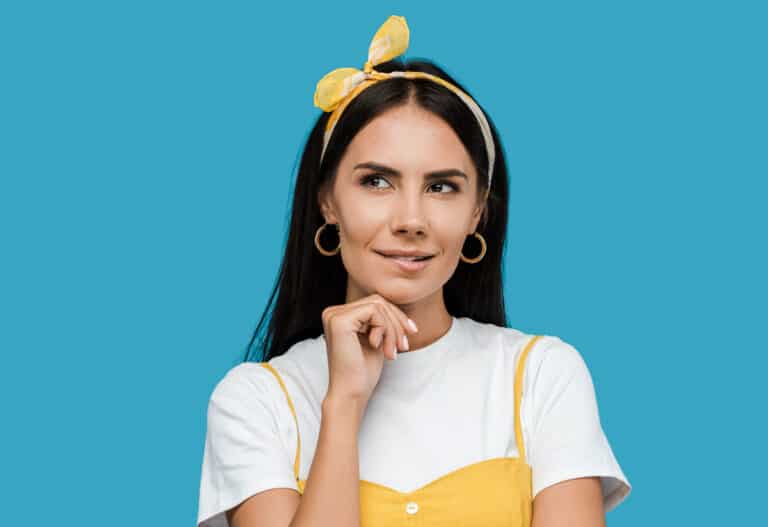 Woman Wearing Headband