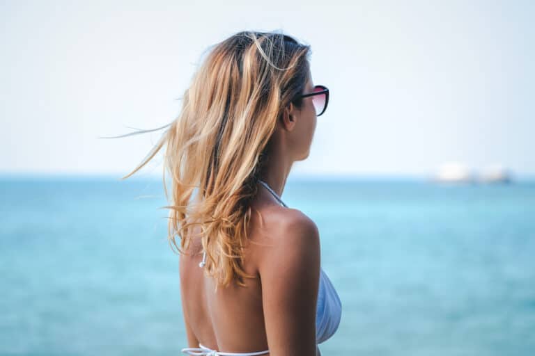 Woman On The Beach