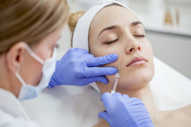 Woman Getting Botox