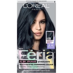 1 - Beautygab L’Oreal Feria Multi-Faceted Shimmering Permanent Hair Colour - 411 Downtown Denim