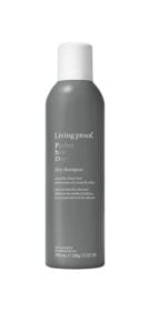 4-12 - Beautygab Living Proof Perfect Hair Day dry shampoo in a slim grey aerosol can