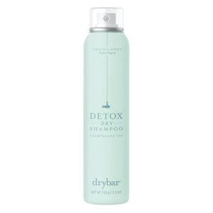 7-11 - Beautygab Drybar Detox dry shampoo in a pale mint can with a champagne gold cap