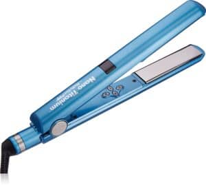 3-5 - Beautygab BaBylissPRO Nano Titanium flat iron in metallic blue