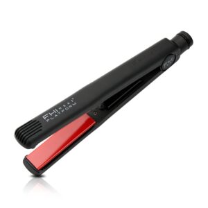 6-2 - Beautygab FHI Heat Platform flat iron in black with red plates