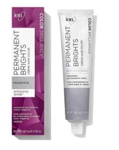 6 - Beautygab Ion Permanent Brights creme hair color tube in magenta