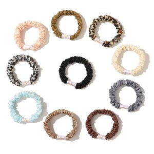 11-6 - Beautygab Ivyu Hair Ties Mini Satin Scrunchies