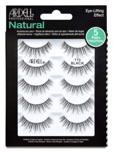 3-33 - Beautygab Ardell Natural 110 false lashes in a five-pair pack