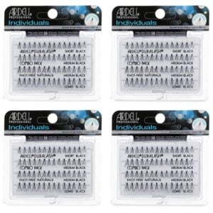 9-14 - Beautygab Ardell Individuals four-pack of short, medium and long lash clusters