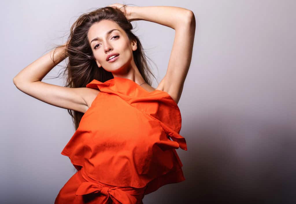 Orange dress - Beautygab Orange dress