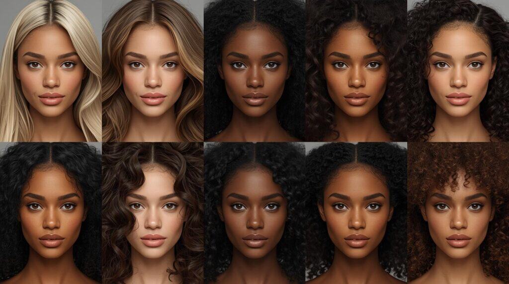 different white women hair types - Beautygab different hair types