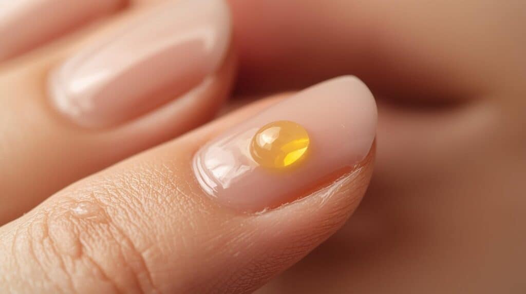 Olive Oil ON WOMAN NAILS - Beautygab Olive Oil