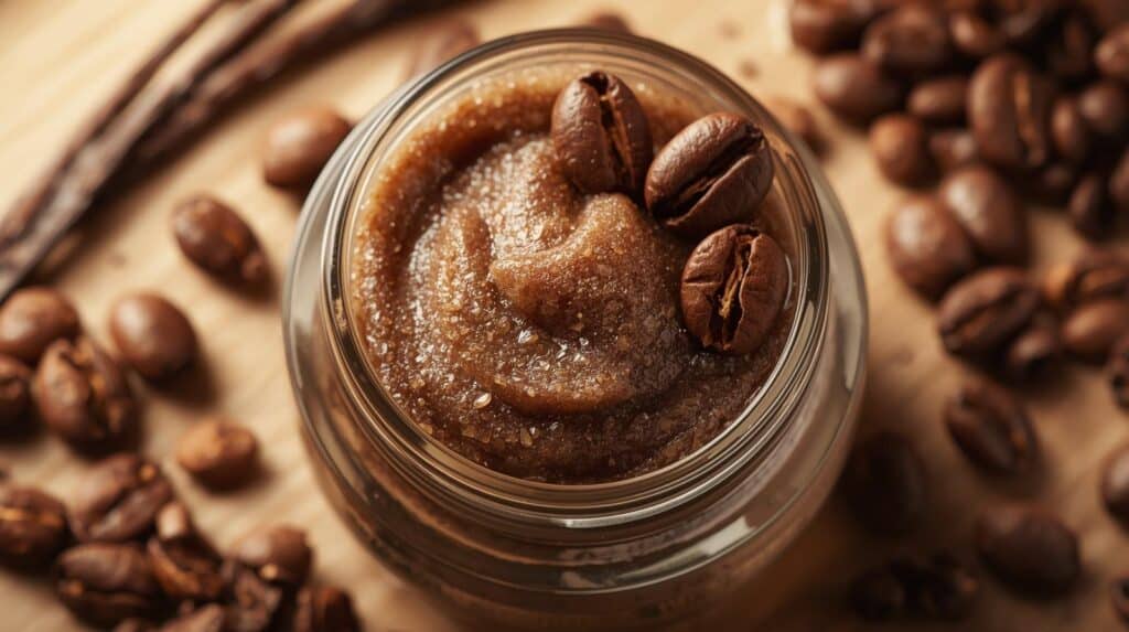 Vanilla Coffee Lip Scrub - Beautygab Vanilla Coffee Lip Scrub