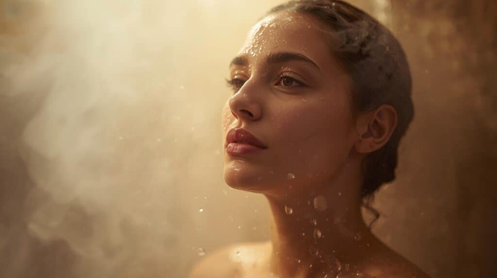 woman Steamy Shower - Beautygab Steamy Shower