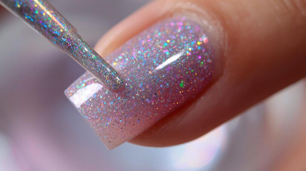 nail glitter polish - Beautygab Glitter polish