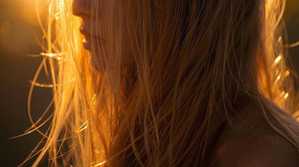 Sunlight on woman Hair - Beautygab