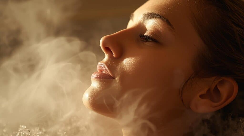 woman Face Steaming - Beautygab Face Steaming