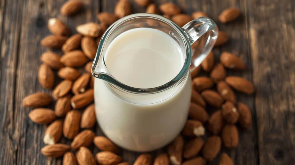 almond milk with almonds - Beautygab almond milk