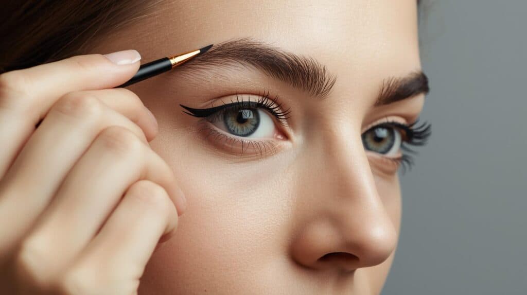 Using Eyeliner On Eyebrows - Beautygab