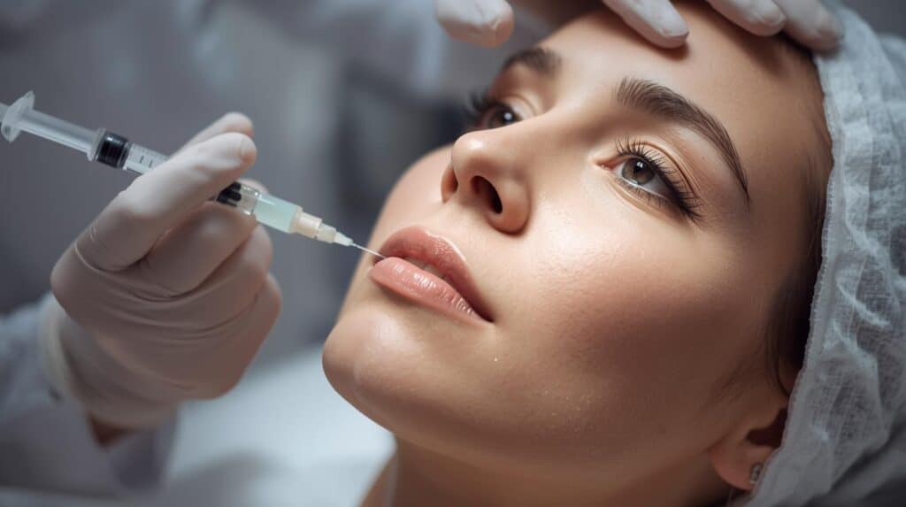 woman getting face Filler - Beautygab Filler