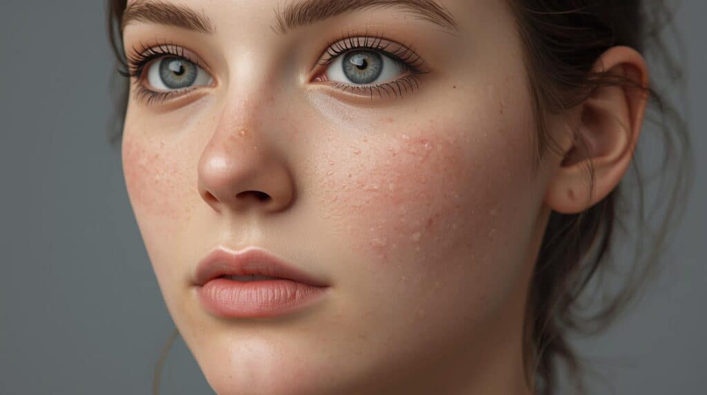 woman with face Pimples - Beautygab Pimples