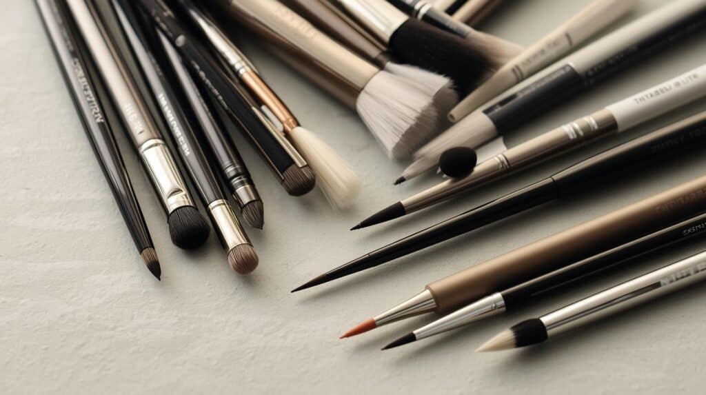 Eyeliner And Lip Brushes - Beautygab Eyeliner And Lip Brushes