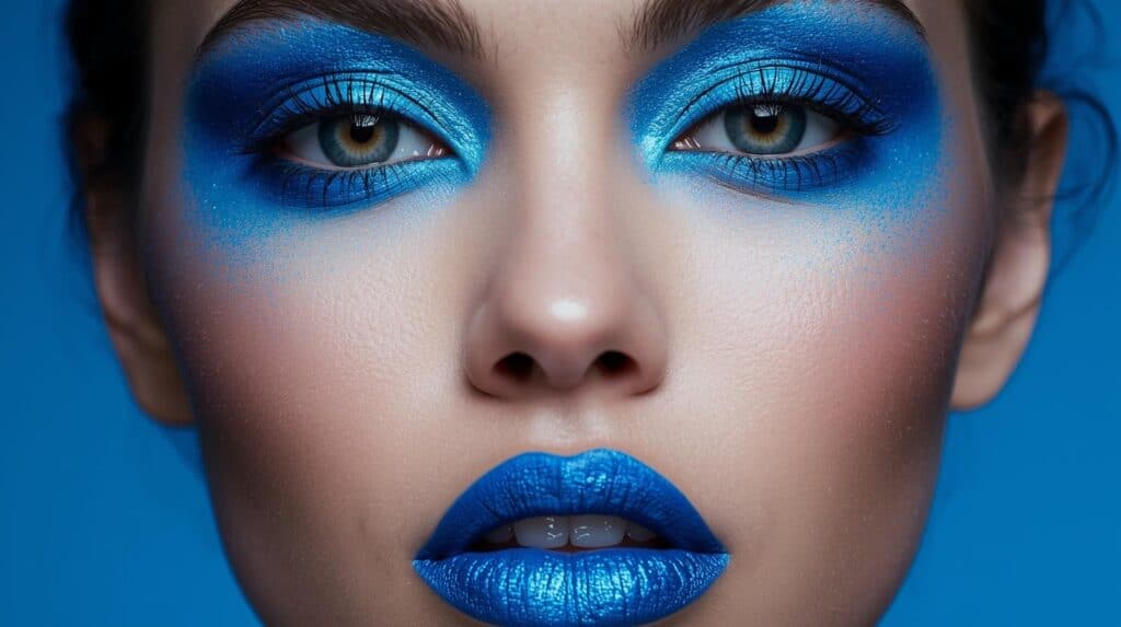 blue Makeup - Beautygab