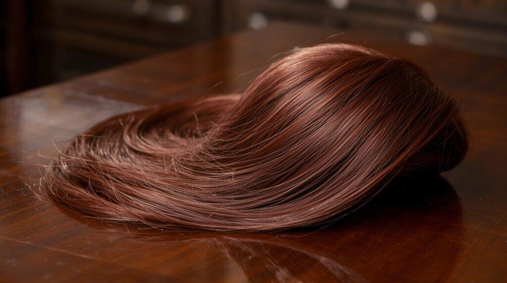 hair wig on table - Beautygab Glueless Wig