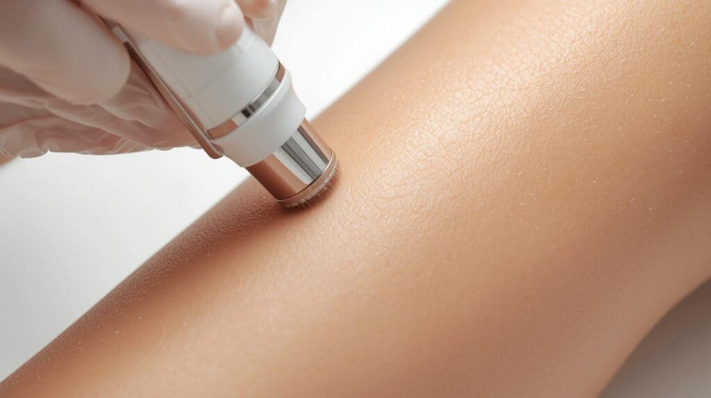 leg Microneedling - Beautygab Microneedling
